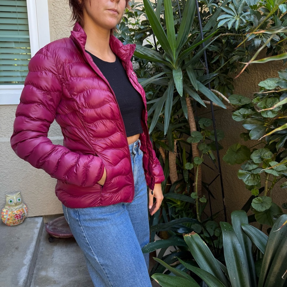 Emporio Armani Fuchsia Puffer Jacket